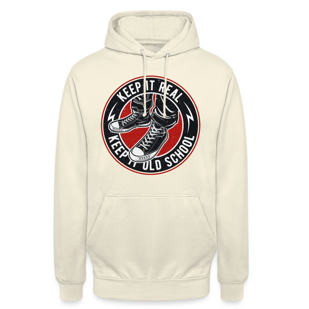 SSW1707 Unisex Hoodie Keep it Oldschool - Vanille-Milchshake