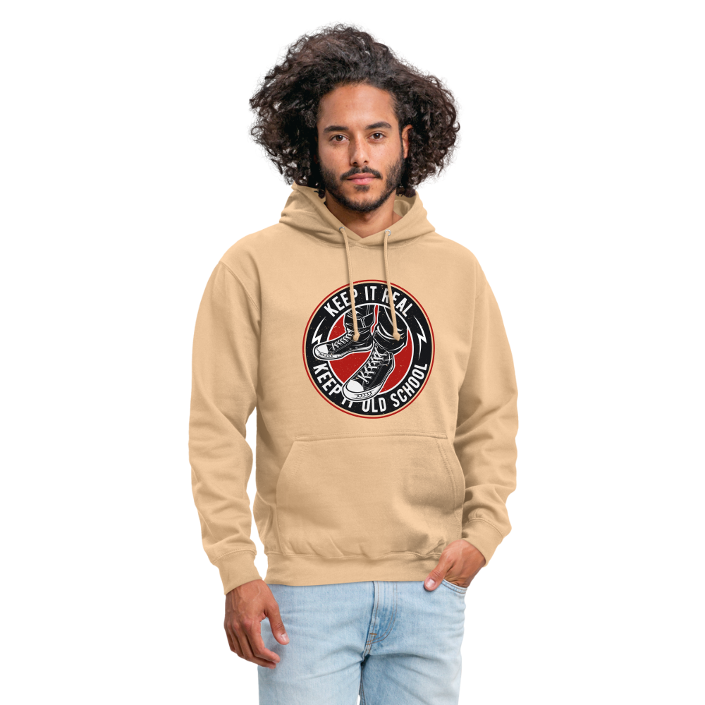 SSW1707 Unisex Hoodie Keep it Oldschool - Beige