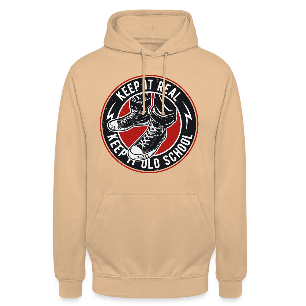 SSW1707 Unisex Hoodie Keep it Oldschool - Beige