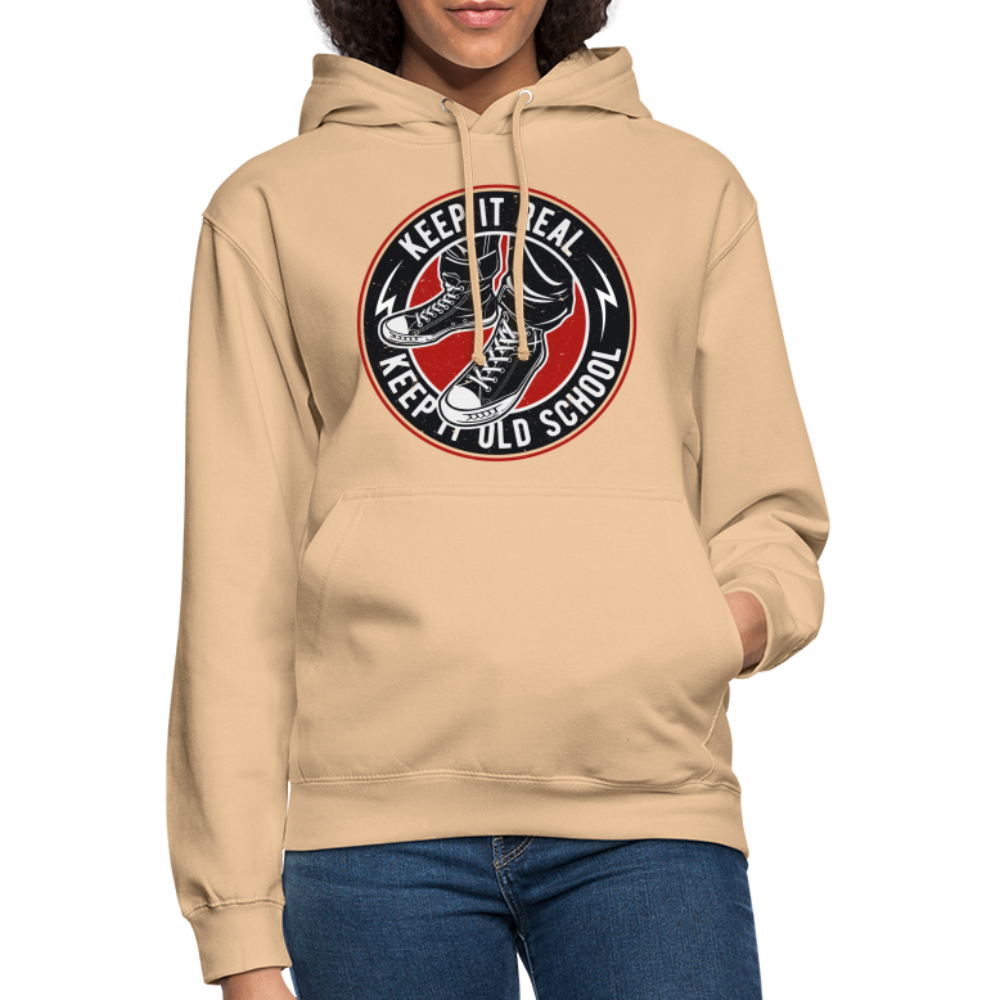 SSW1707 Unisex Hoodie Keep it Oldschool - Beige