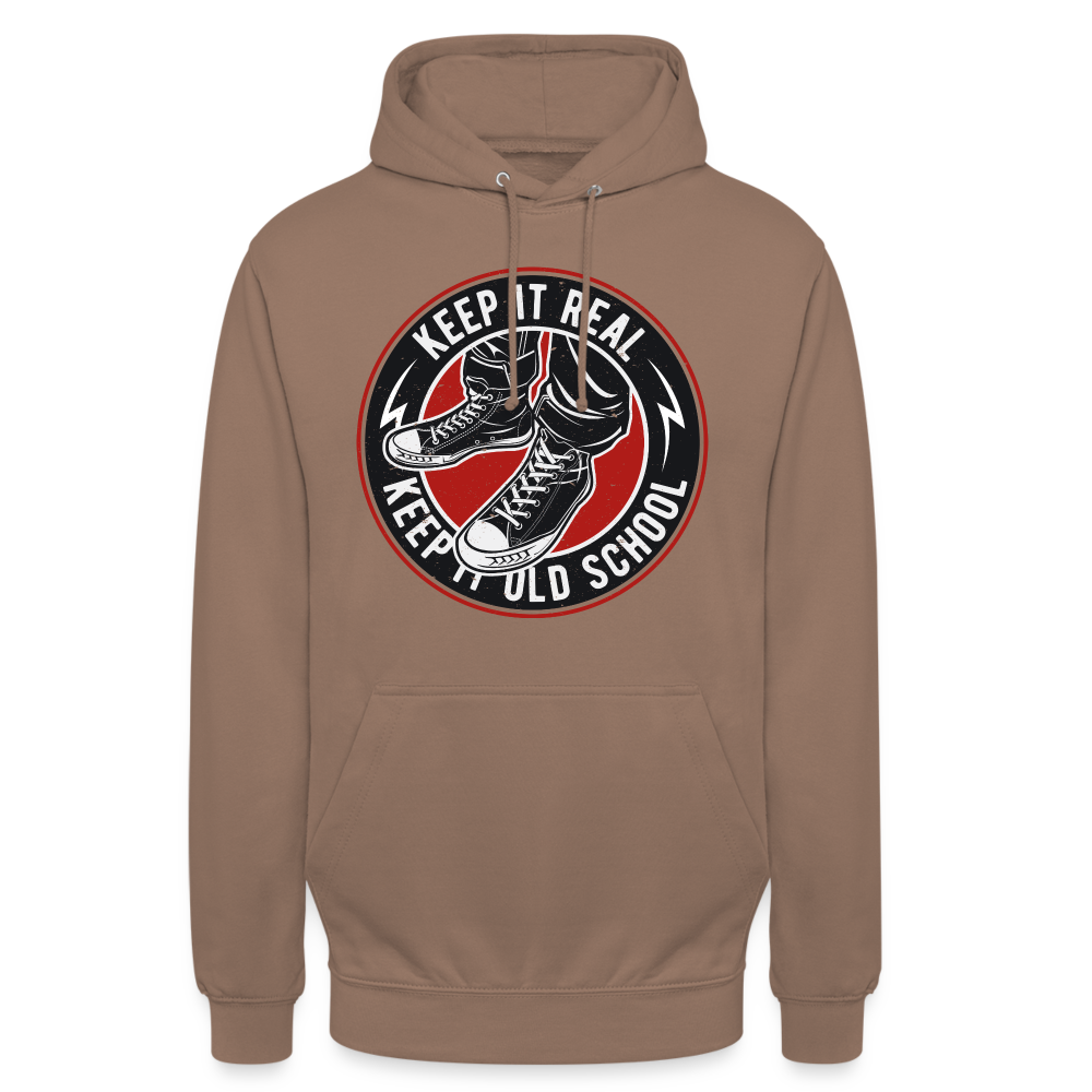 SSW1707 Unisex Hoodie Keep it Oldschool - Mokka