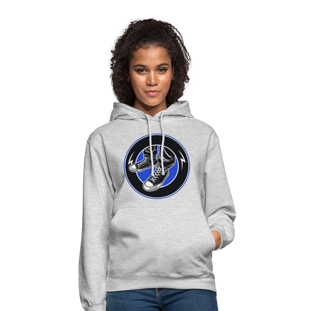 SSW1706 Unisex Hoodie Keep it Oldschool - Hellgrau meliert