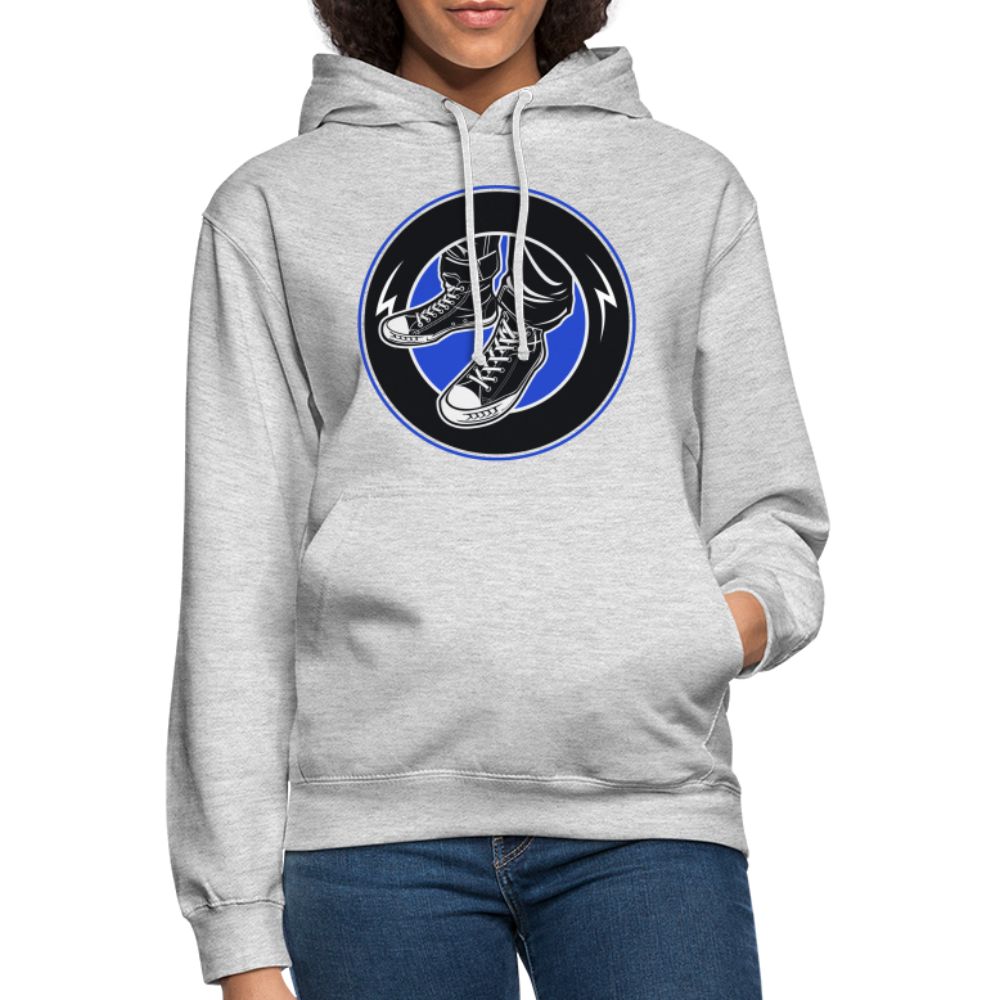 SSW1706 Unisex Hoodie Keep it Oldschool - Hellgrau meliert