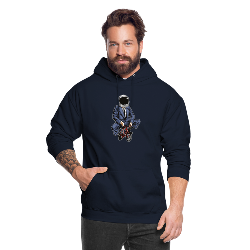 SSW1705 Unisex Hoodie Fahrrad zum Mond - Navy