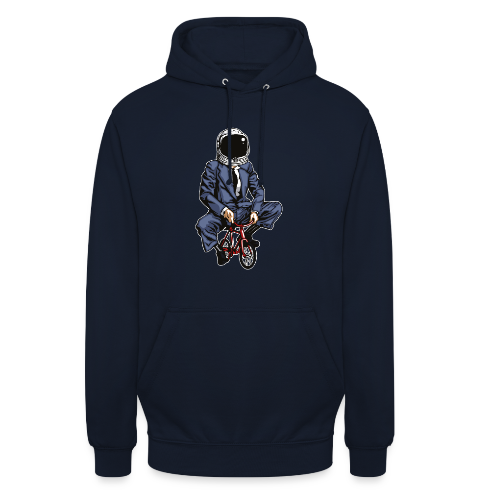 SSW1705 Unisex Hoodie Fahrrad zum Mond - Navy