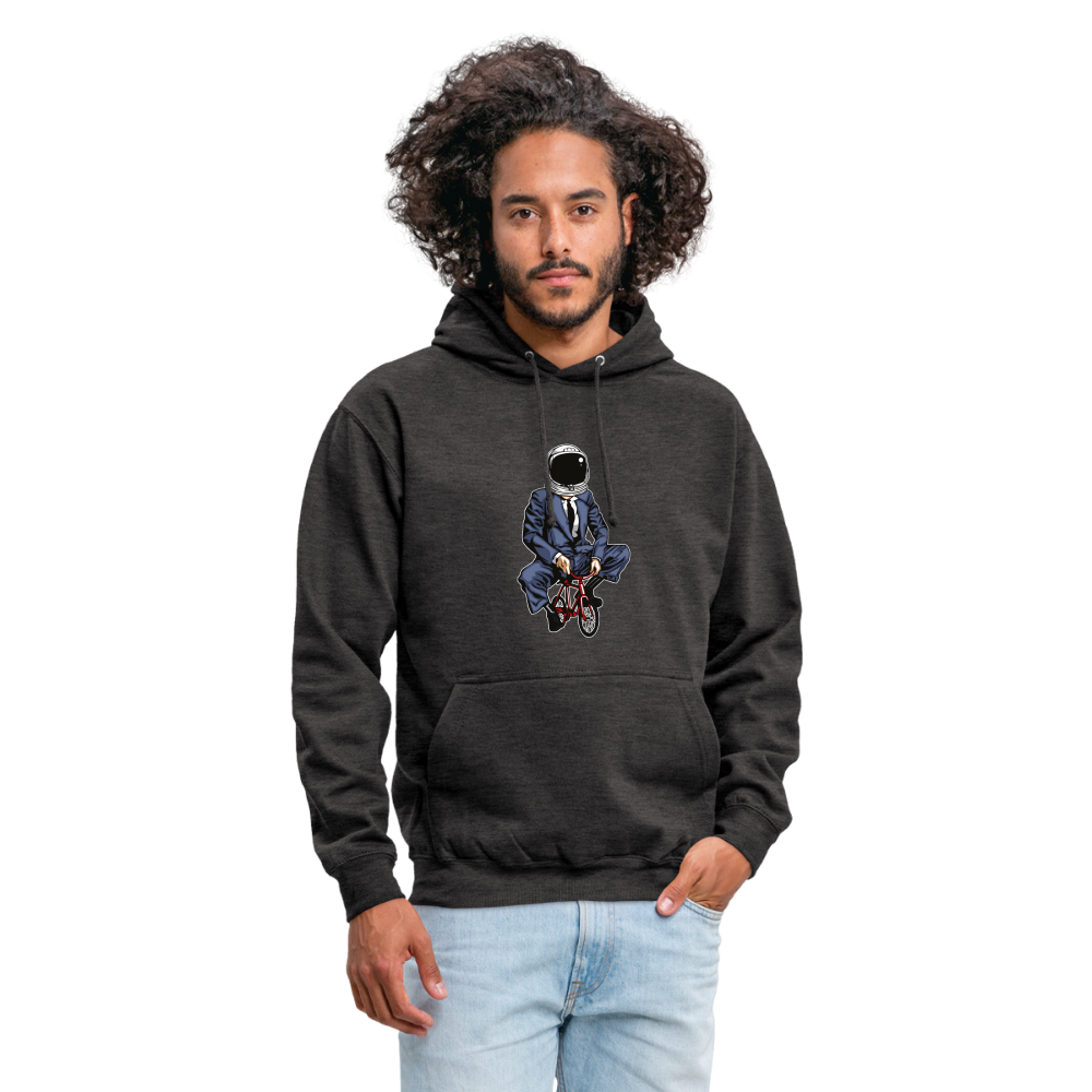 SSW1705 Unisex Hoodie Fahrrad zum Mond - Anthrazit
