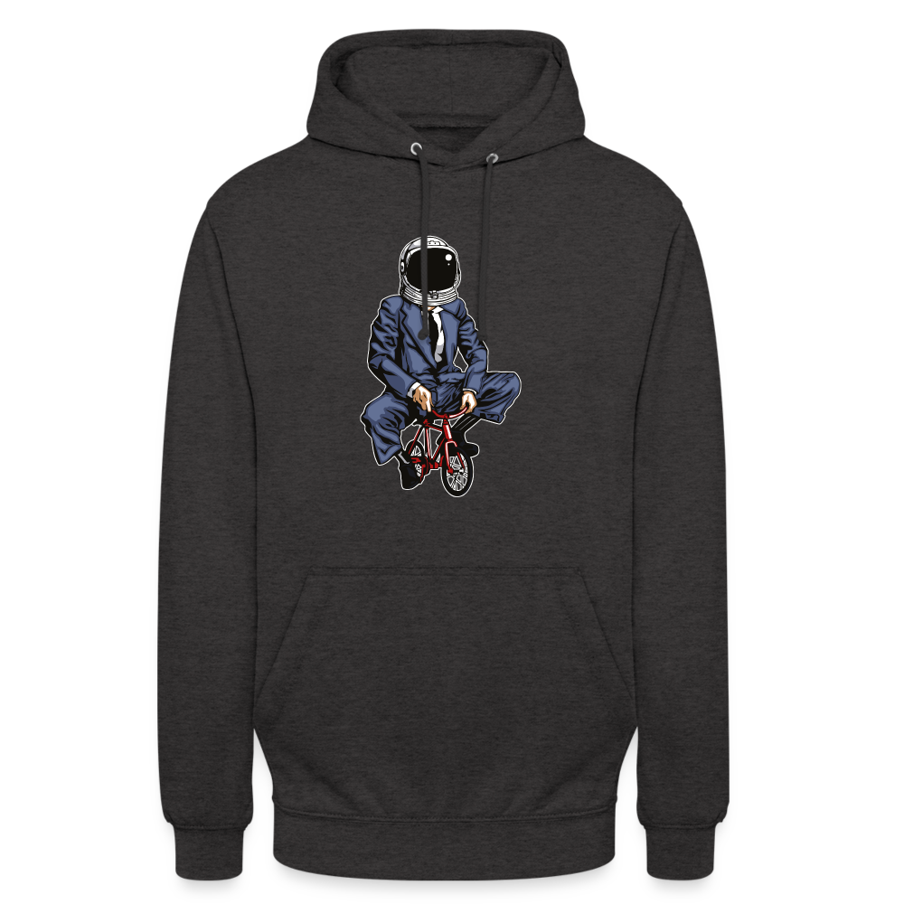 SSW1705 Unisex Hoodie Fahrrad zum Mond - Anthrazit