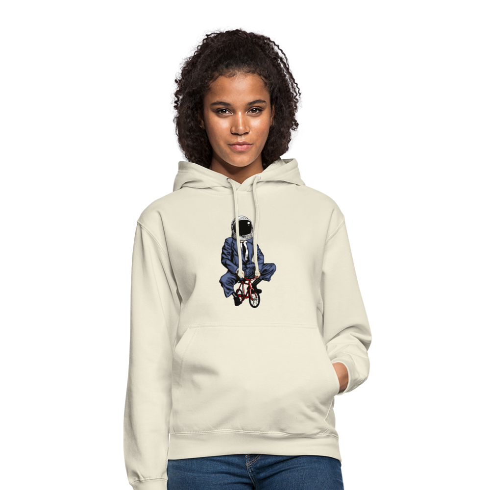 SSW1705 Unisex Hoodie Fahrrad zum Mond - Vanille-Milchshake