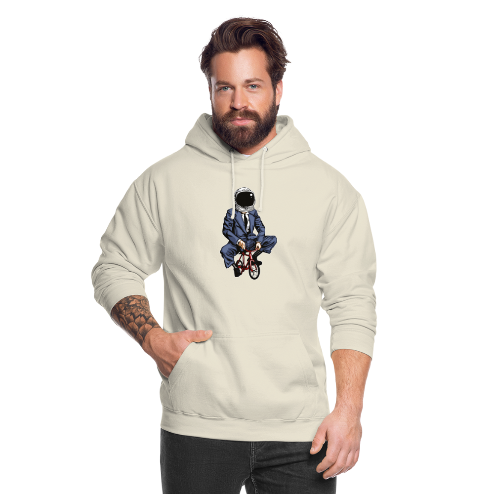 SSW1705 Unisex Hoodie Fahrrad zum Mond - Vanille-Milchshake