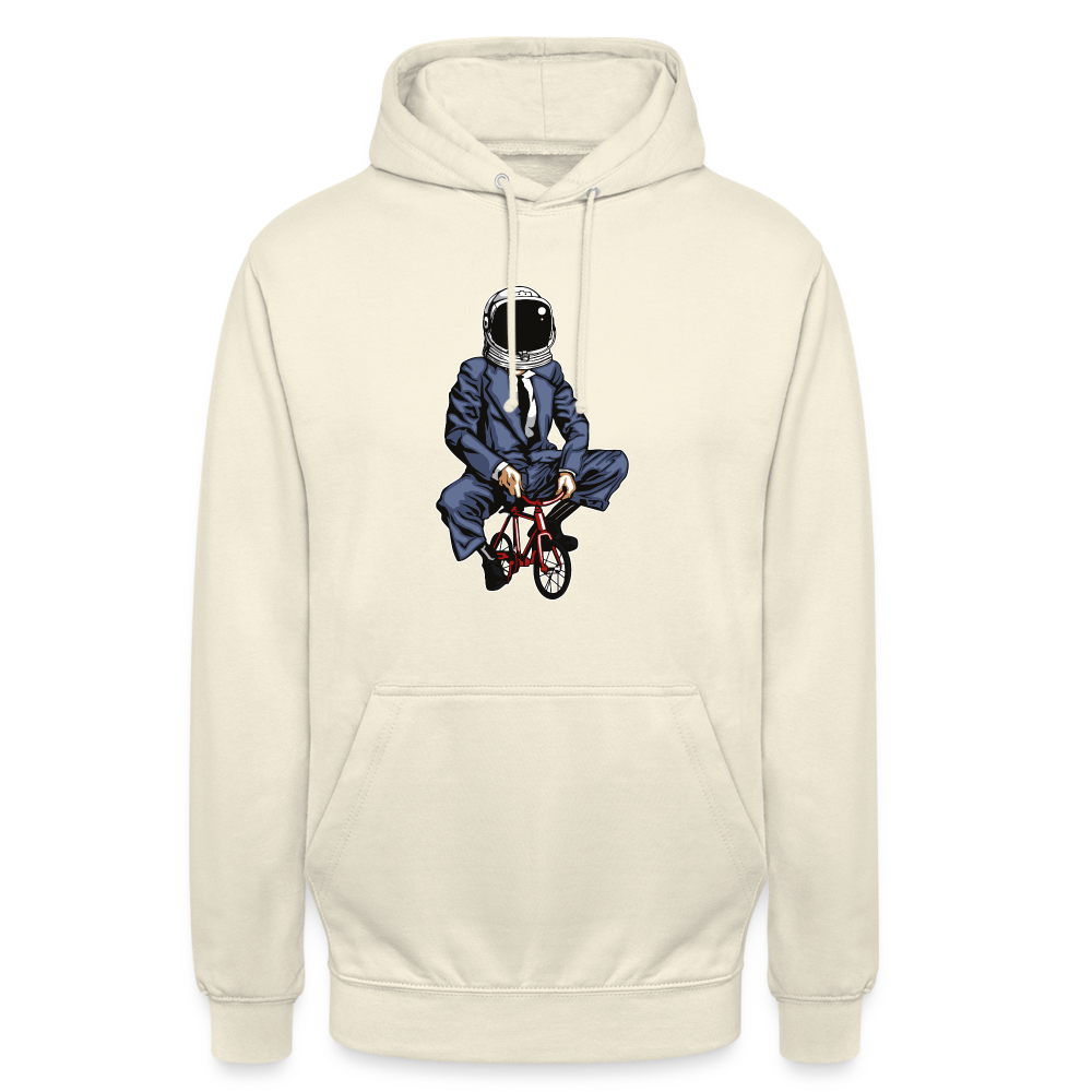 SSW1705 Unisex Hoodie Fahrrad zum Mond - Vanille-Milchshake