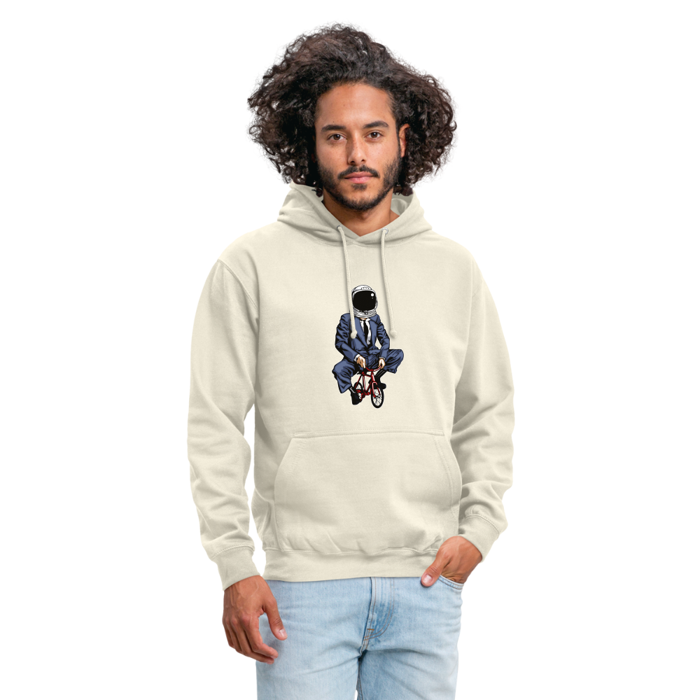 SSW1705 Unisex Hoodie Fahrrad zum Mond - Vanille-Milchshake