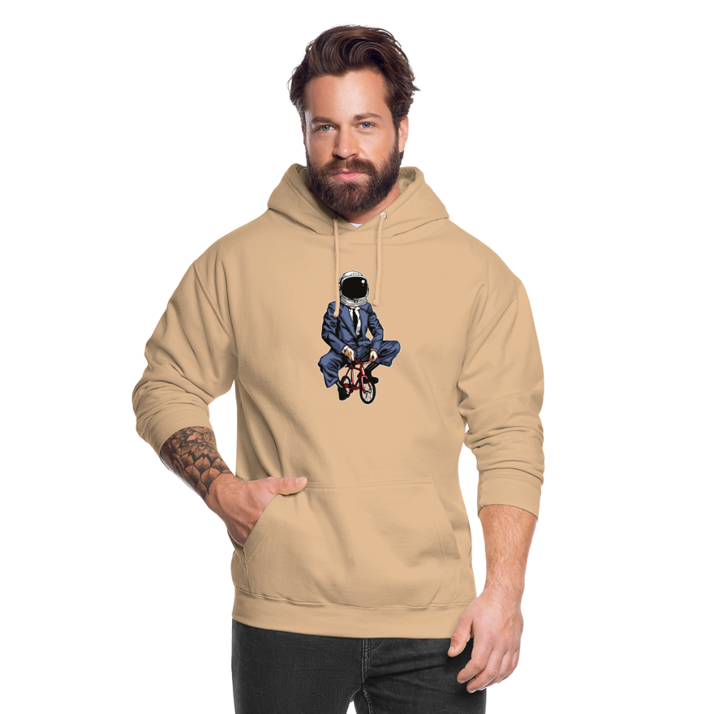SSW1705 Unisex Hoodie Fahrrad zum Mond - Beige