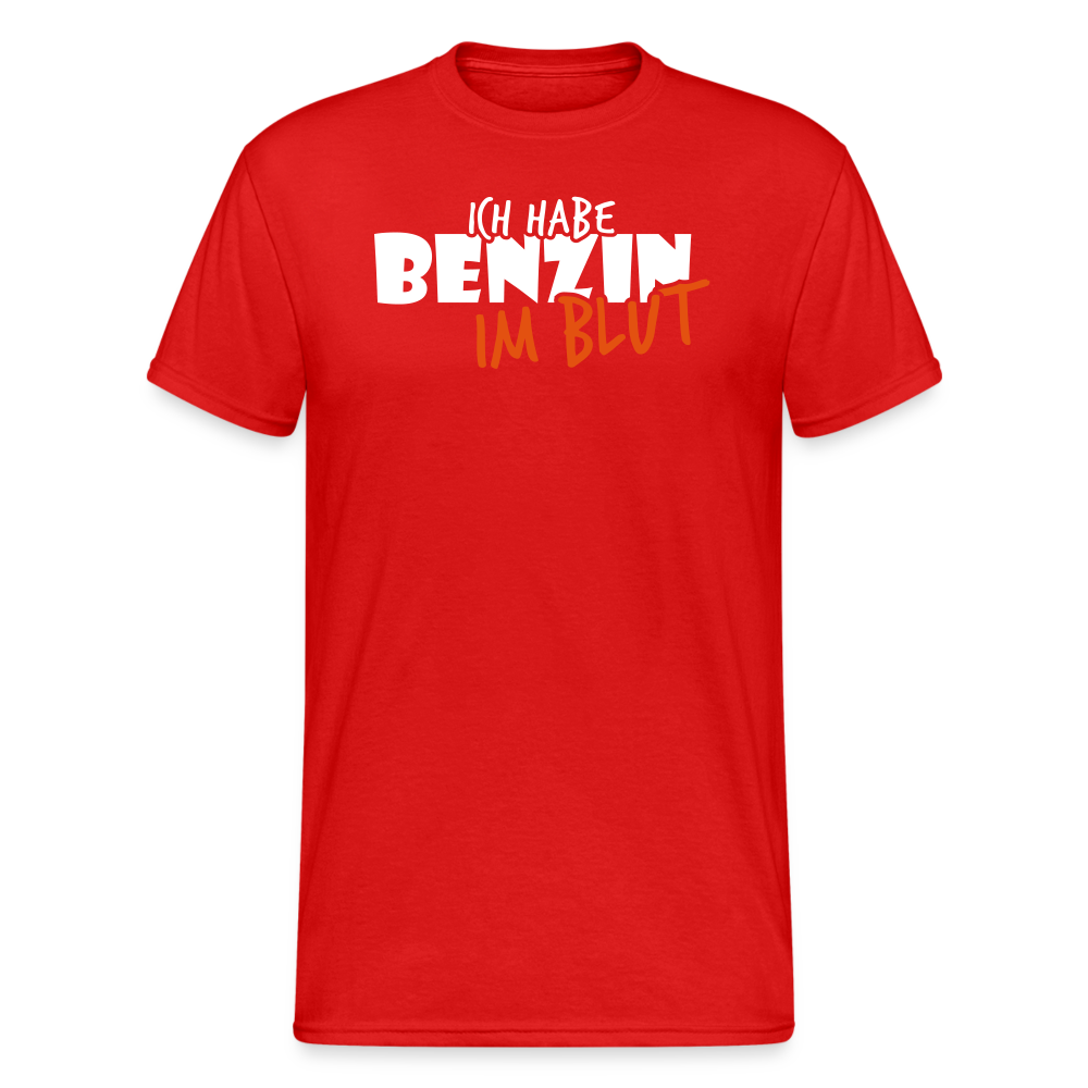 SSW1719 Tshirt Ich habe Benzin im Blut 2 - Rot