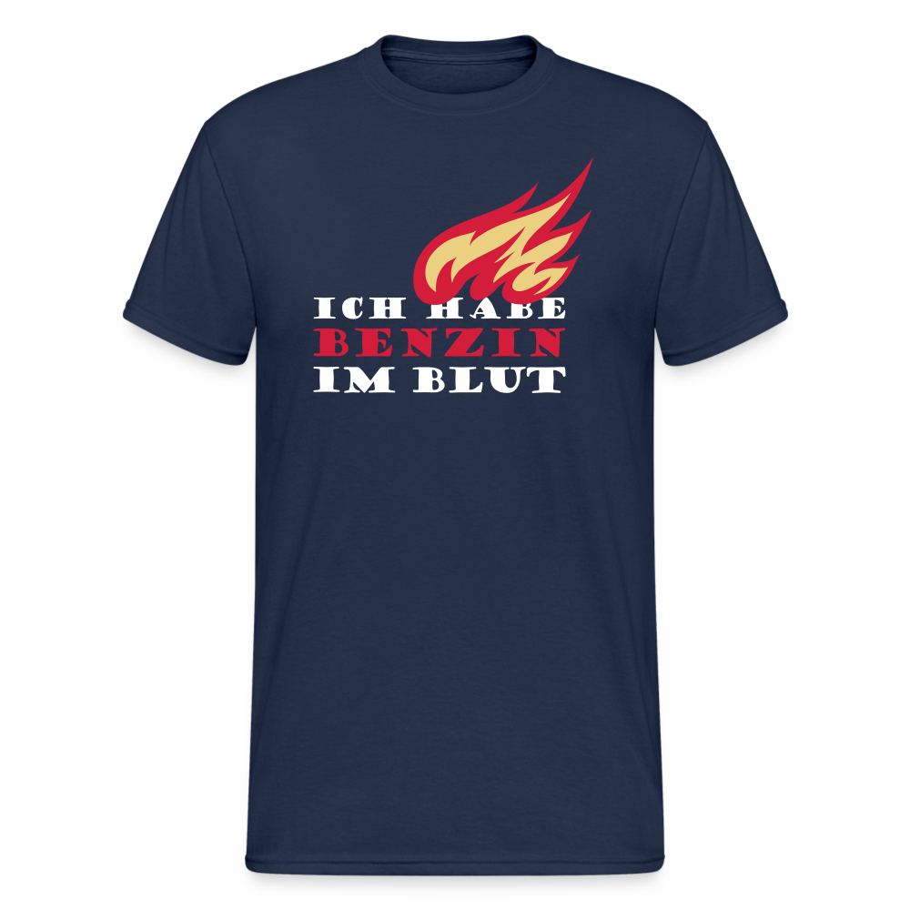 SSW1722 Tshirt Benzin im Blut - Navy