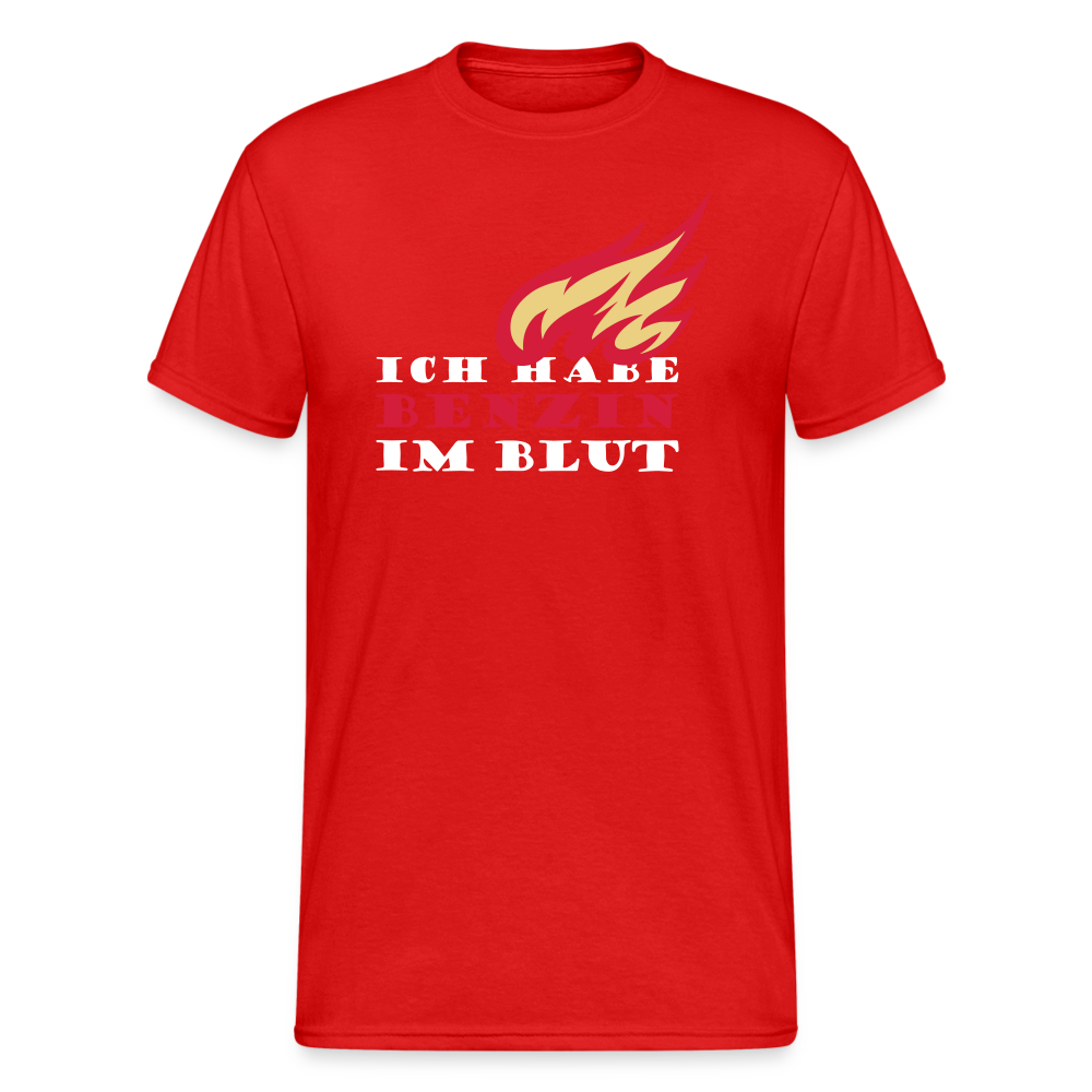 SSW1722 Tshirt Benzin im Blut - Rot