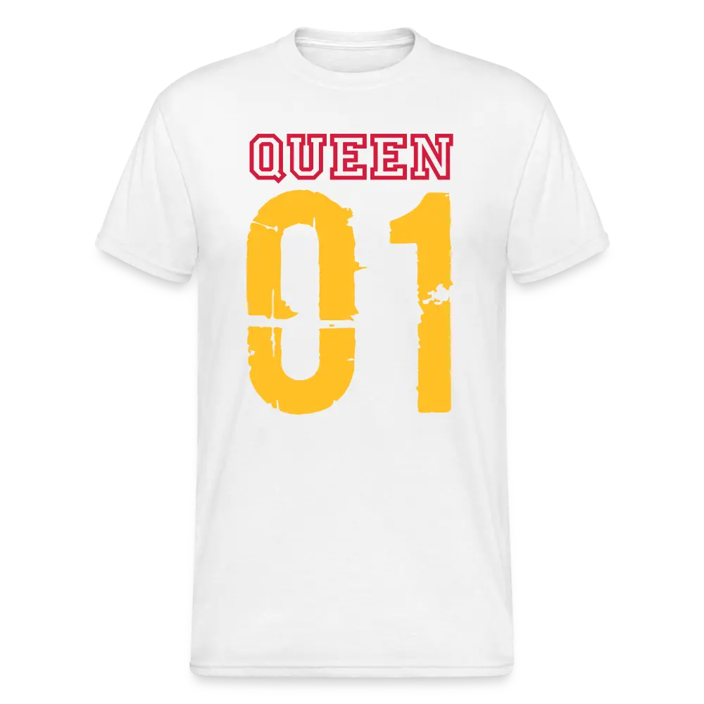 SSW1730 Tshirt QUEEN 01 - weiß