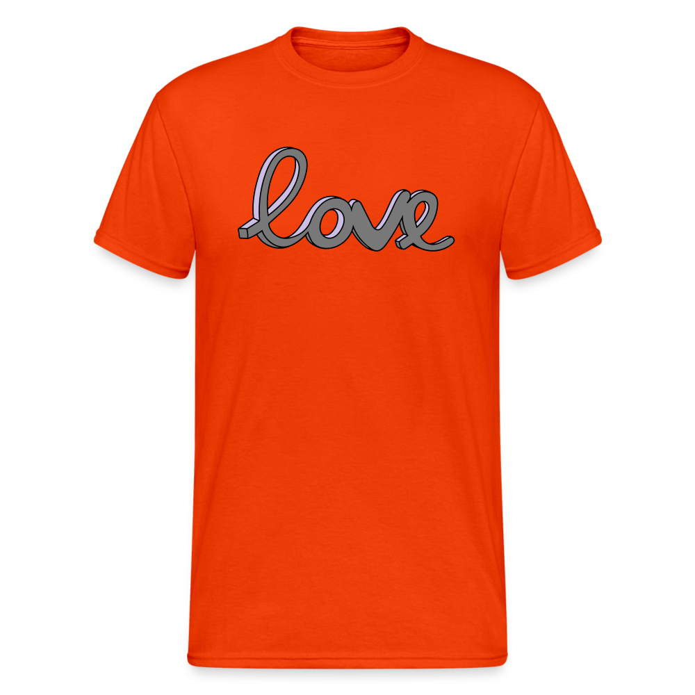 SSW1733 Tshirt Love - kräftig Orange