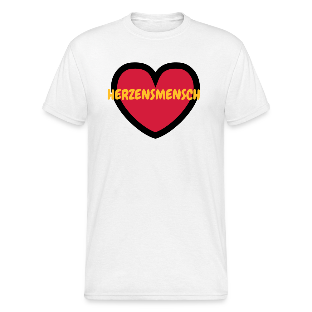 SSW1734 Tshirt HERZENSMENSCH - weiß