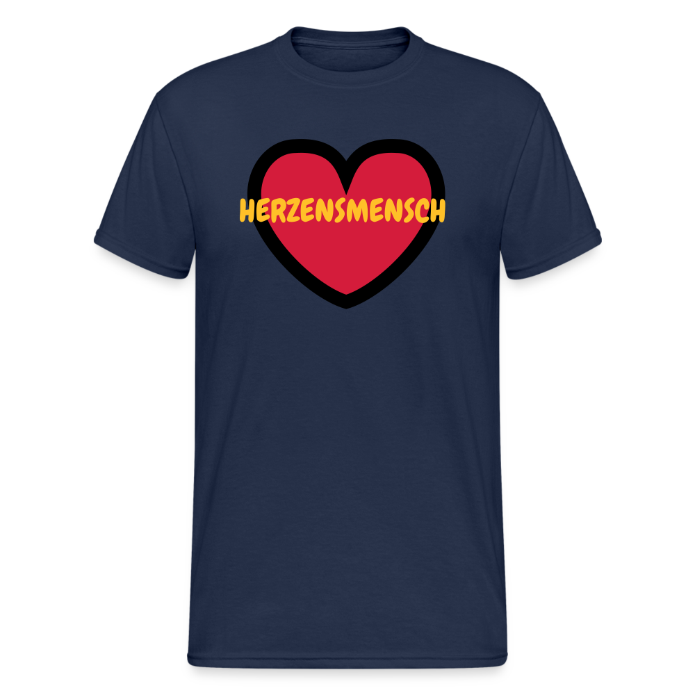 SSW1734 Tshirt HERZENSMENSCH - Navy