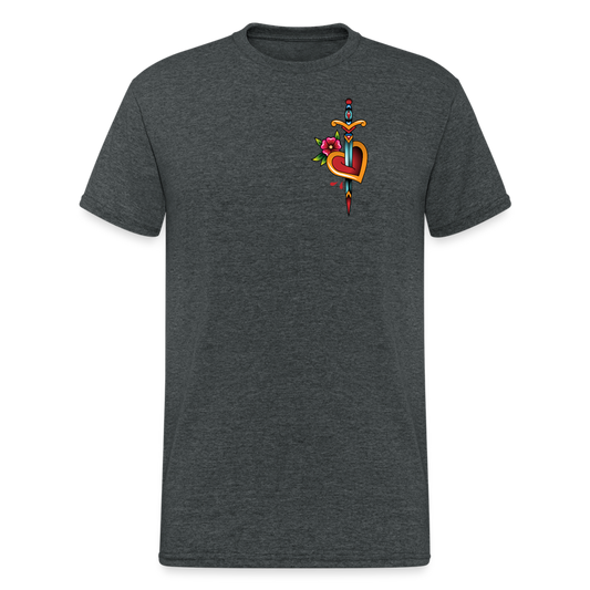 SSW1735 Tshirt Liebes aus - Dunkelgrau meliert