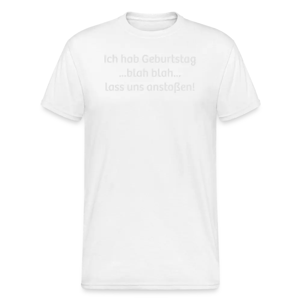 SSW1736 Tshirt Ich habe Geburtstag....... - weiß