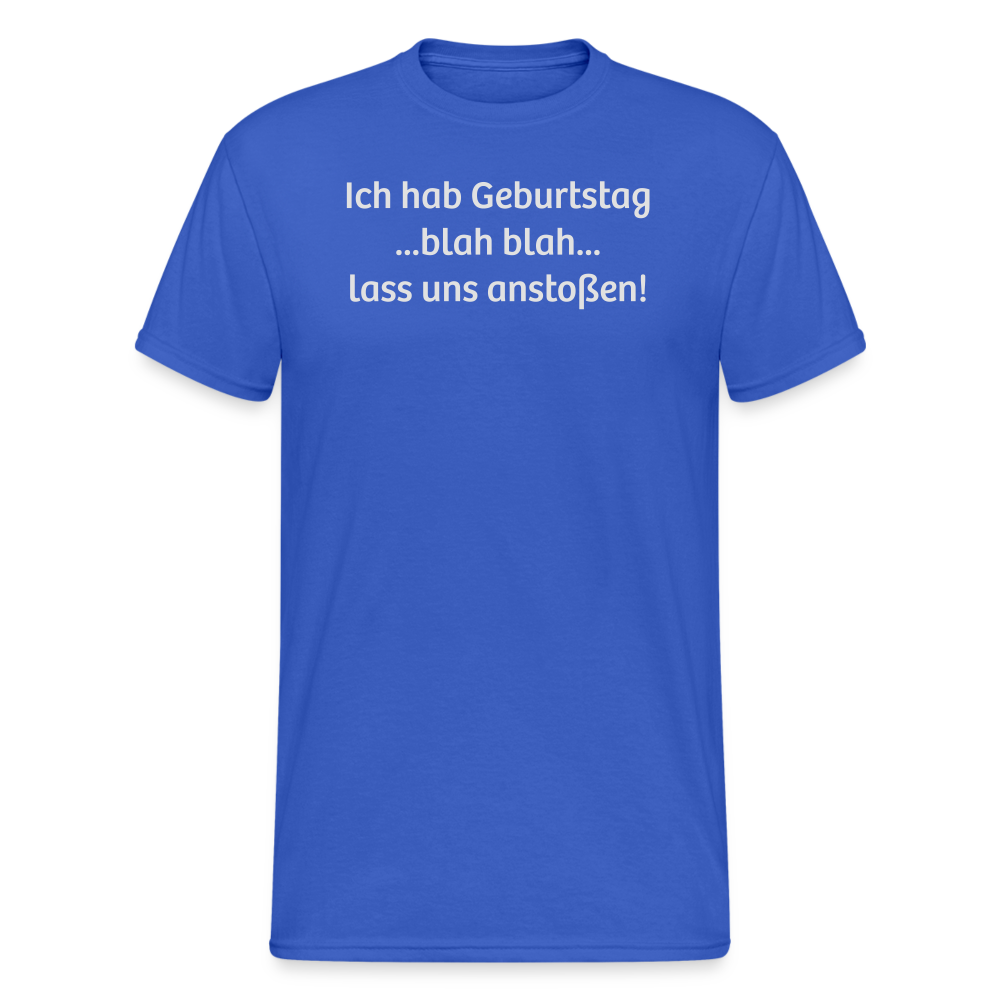 SSW1736 Tshirt Ich habe Geburtstag....... - Königsblau