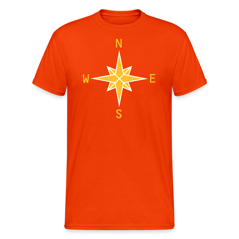SSW1738 Tshirt Compass - kräftig Orange