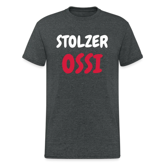 OSSI3 Tshirt STOLZER OSSI - Dunkelgrau meliert