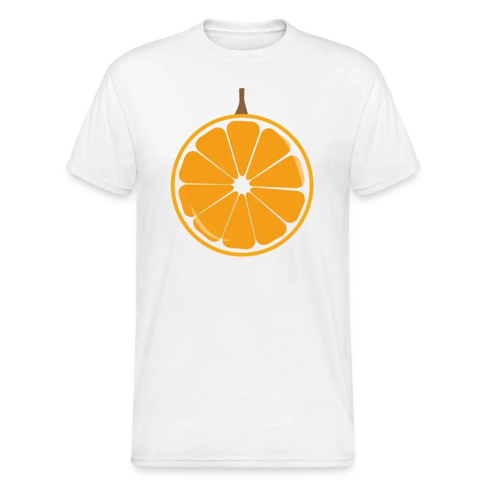 SSW1740 Tshirt Orange - weiß