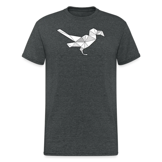 SSW1741 Tshirt Vogel - Dunkelgrau meliert
