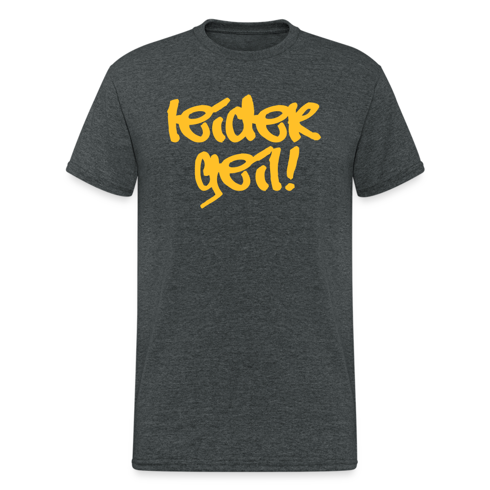 SSW1742 Tshirt Leider Geil - Dunkelgrau meliert