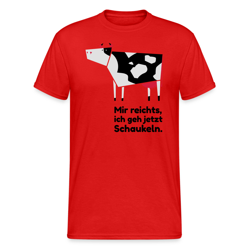 SSW1744 Tshirt Schaukeln KUH - Rot