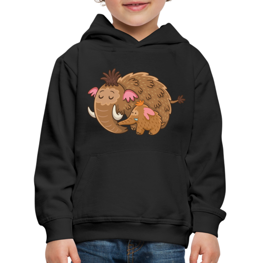 SSW1754 Kinder Premium Hoodie Mammut - Schwarz