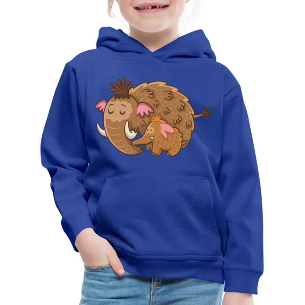 SSW1754 Kinder Premium Hoodie Mammut - Royalblau