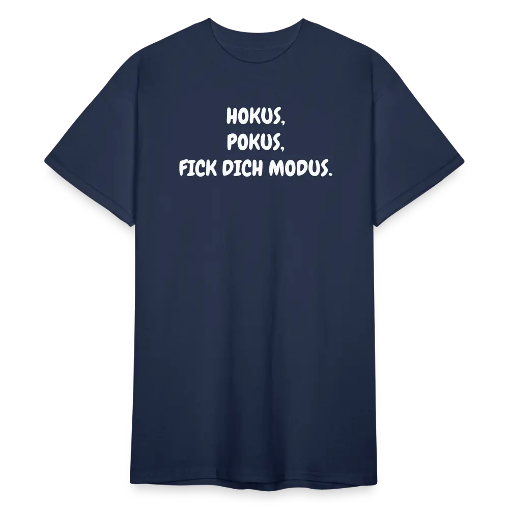 SSW1756 Tshirt HOKUS, POKUS, FICK DICH MODUS. - Navy