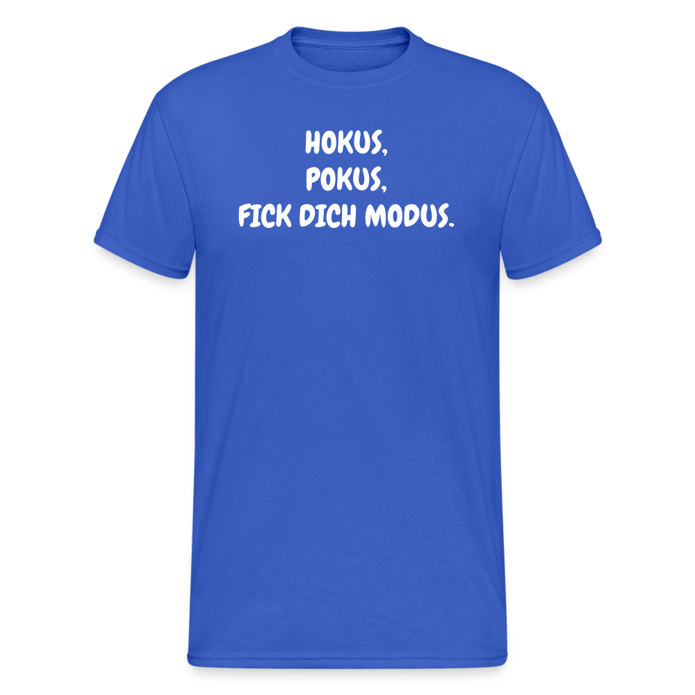 SSW1756 Tshirt HOKUS, POKUS, FICK DICH MODUS. - Königsblau