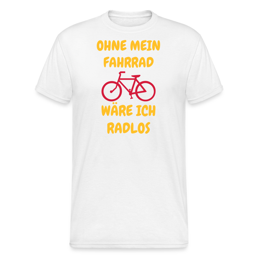 SSW1773 Tshirt OHNE MEIN FAHRRAD - weiß
