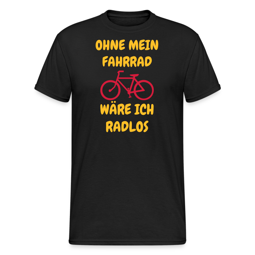 SSW1773 Tshirt OHNE MEIN FAHRRAD - Schwarz