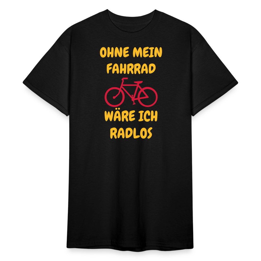 SSW1773 Tshirt OHNE MEIN FAHRRAD - Schwarz