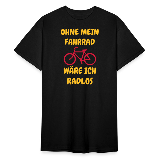 SSW1773 Tshirt OHNE MEIN FAHRRAD - Schwarz