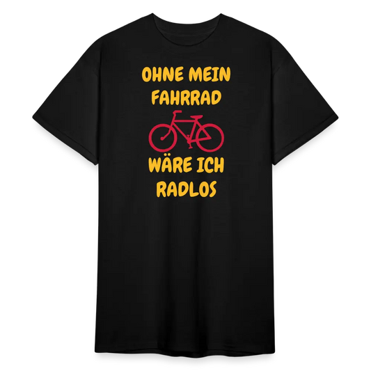 SSW1773 Tshirt OHNE MEIN FAHRRAD - Schwarz