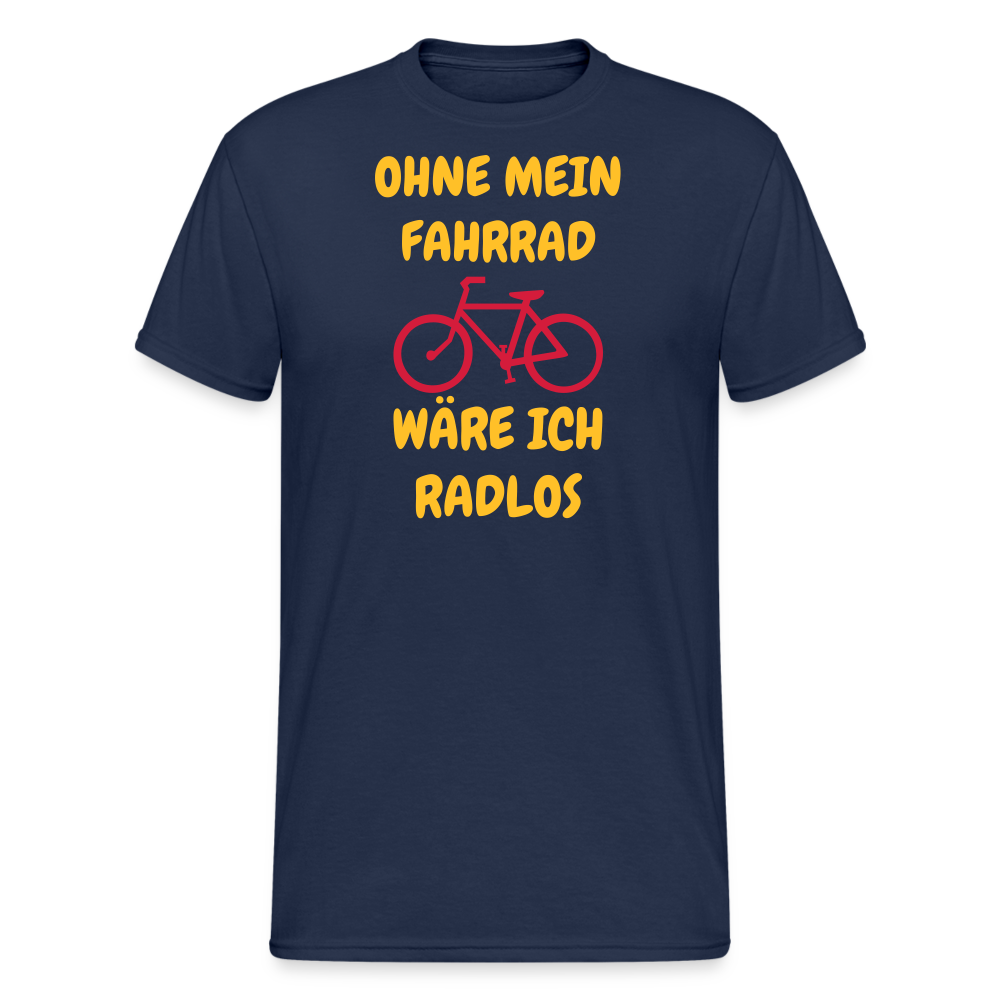 SSW1773 Tshirt OHNE MEIN FAHRRAD - Navy