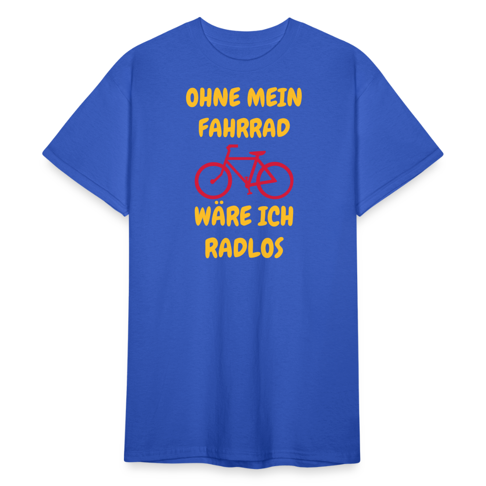 SSW1773 Tshirt OHNE MEIN FAHRRAD - Königsblau
