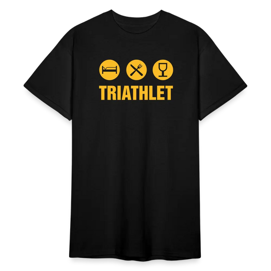 SSW1786 Tshirt Triathlet - Schwarz