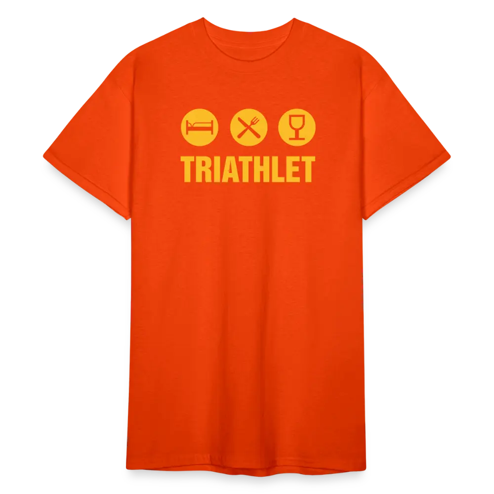 SSW1786 Tshirt Triathlet - kräftig Orange