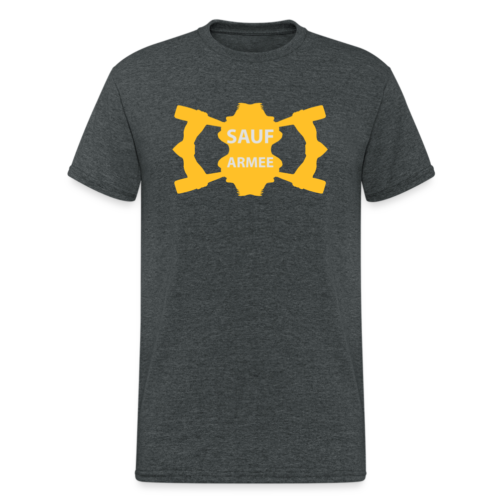 SSW1787 Tshirt Sauf Army - Dunkelgrau meliert
