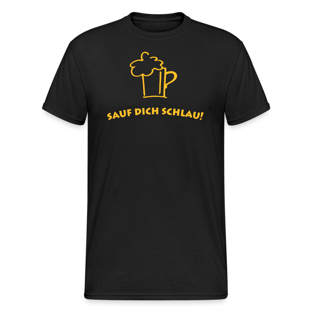SSW1788 Tshirt Sauf Dich Schlau! - Schwarz