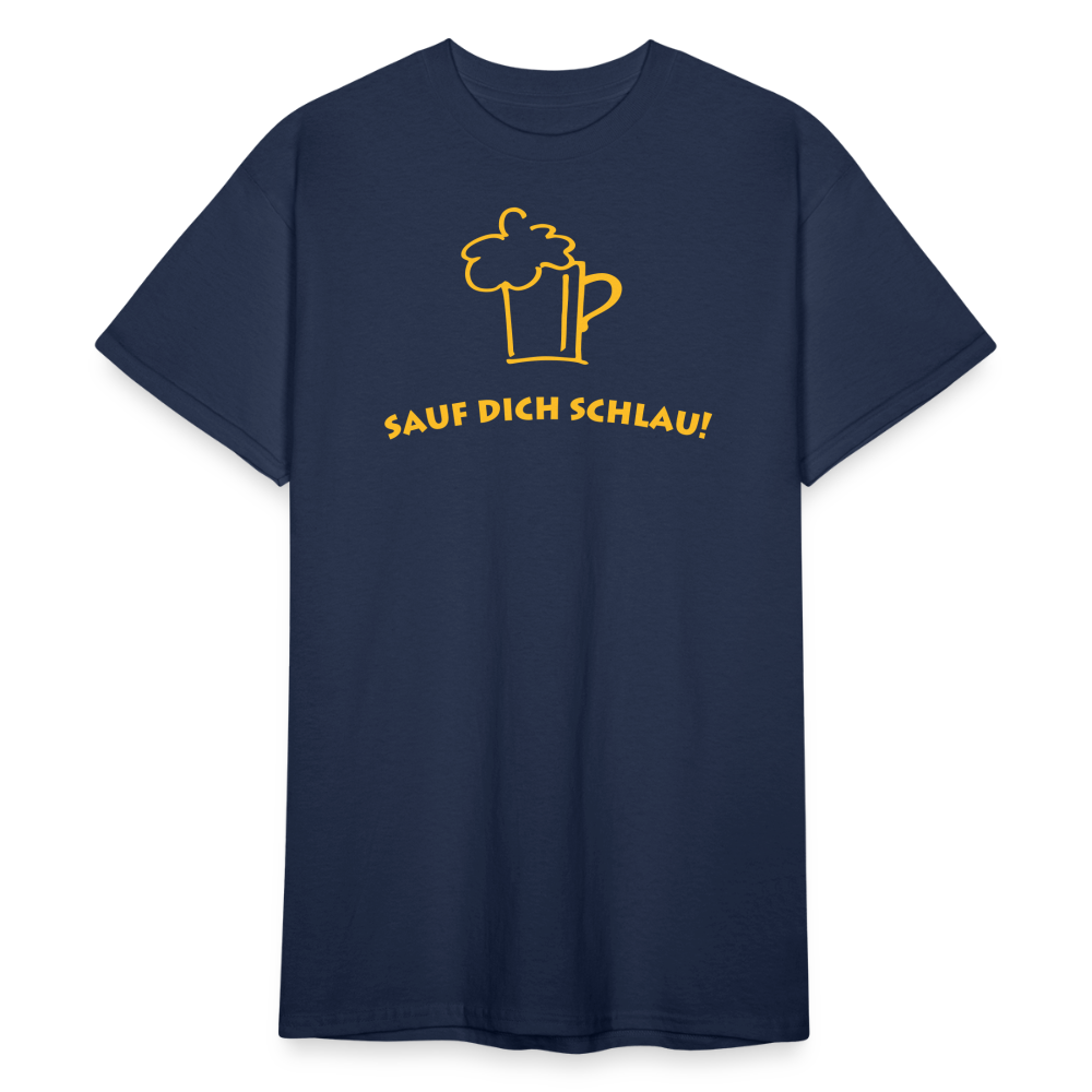 SSW1788 Tshirt Sauf Dich Schlau! - Navy