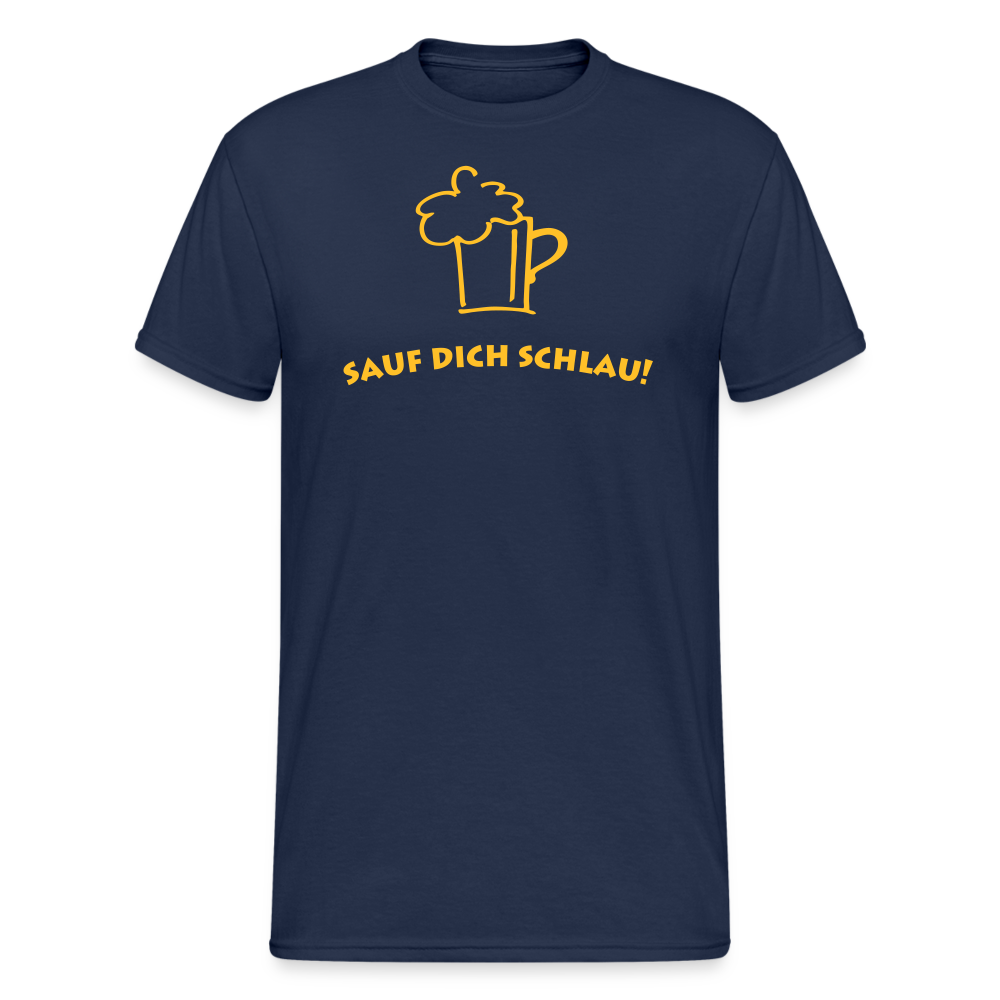 SSW1788 Tshirt Sauf Dich Schlau! - Navy