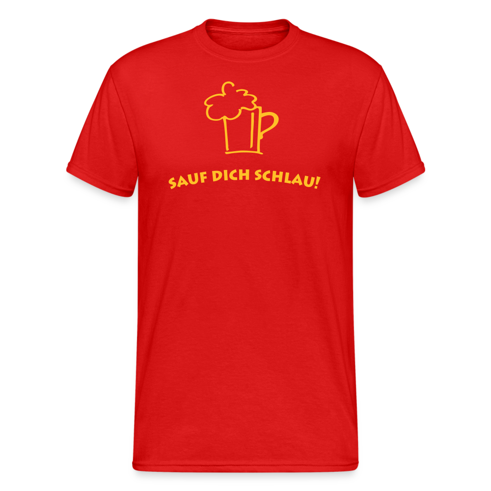 SSW1788 Tshirt Sauf Dich Schlau! - Rot